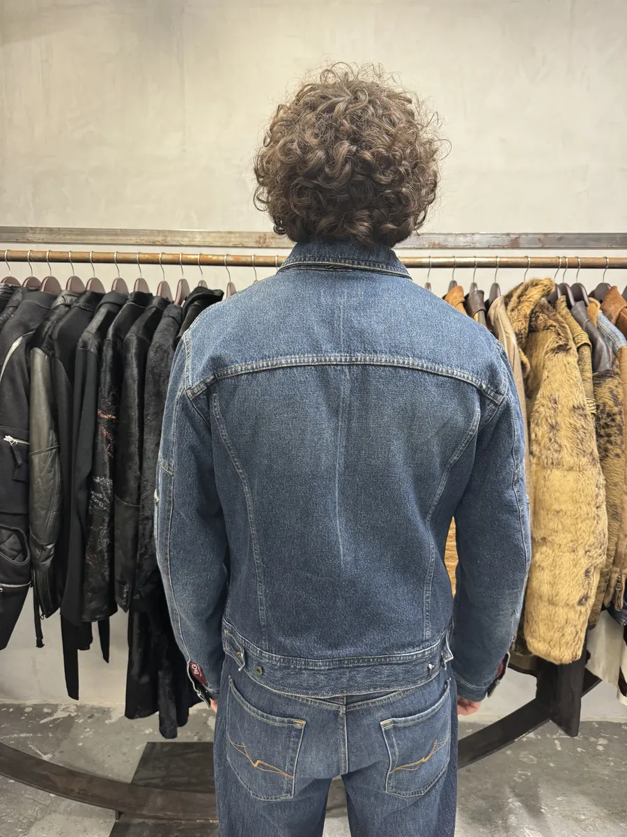 AW2003 Dolce & Gabbana Carpenter Blue Denim Jacket - Image 4
