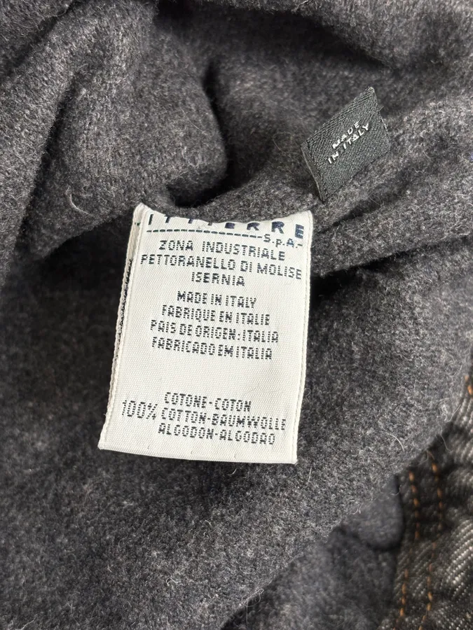 AW2003 Dolce & Gabbana Dark Grey Denim Jacket - Image 12