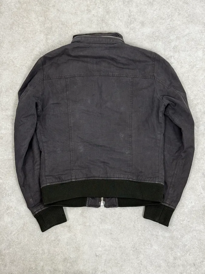 AW2003 Dolce & Gabbana Dark Grey Multi-Pocket Utility Jacket - Image 4