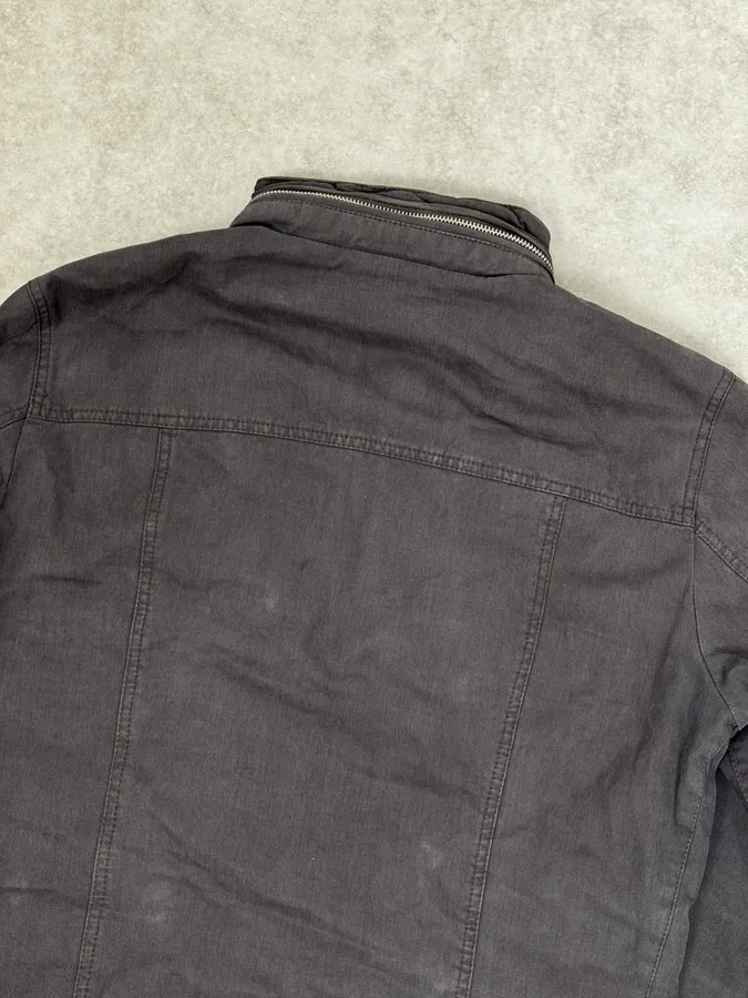 AW2003 Dolce & Gabbana Dark Grey Multi-Pocket Utility Jacket - Image 7