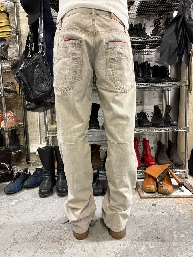 AW2003 Dolce & Gabbana Grey Denim Jeans - Image 2