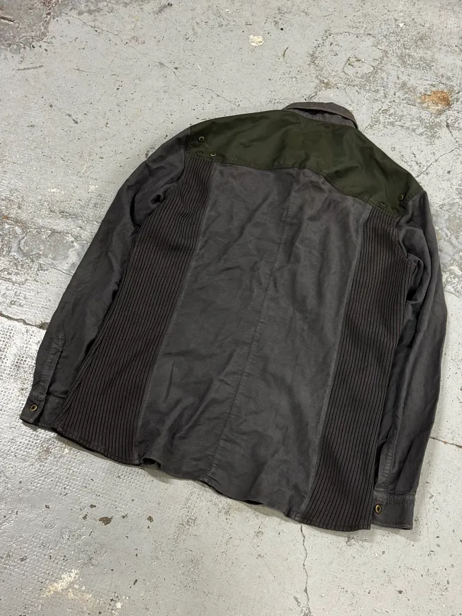 AW2003 Dolce & Gabbana Grey & Green Military Cargo Jacket - Image 6
