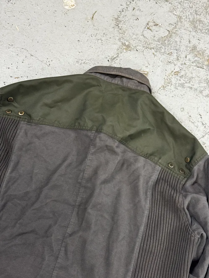 AW2003 Dolce & Gabbana Grey & Green Military Cargo Jacket - Image 8
