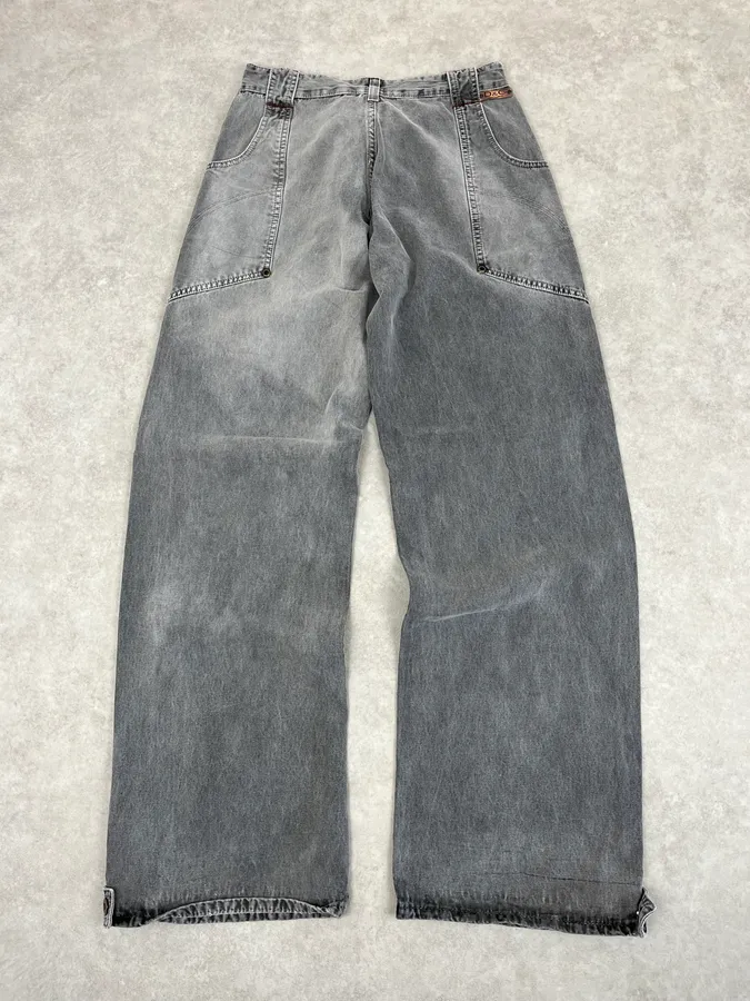 AW2003 Dolce & Gabbana Grey Raw Denim Cozy Jeans - Image 7