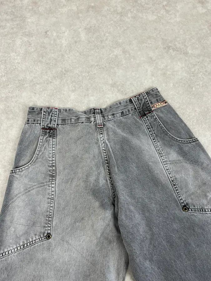 AW2003 Dolce & Gabbana Grey Raw Denim Cozy Jeans - Image 8