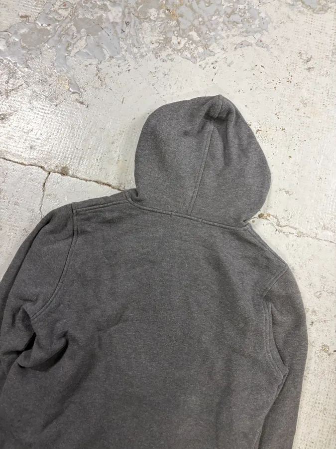 AW2003 Dolce & Gabbana Grey Wool Double-Breasted Zip Hoodie - Image 6