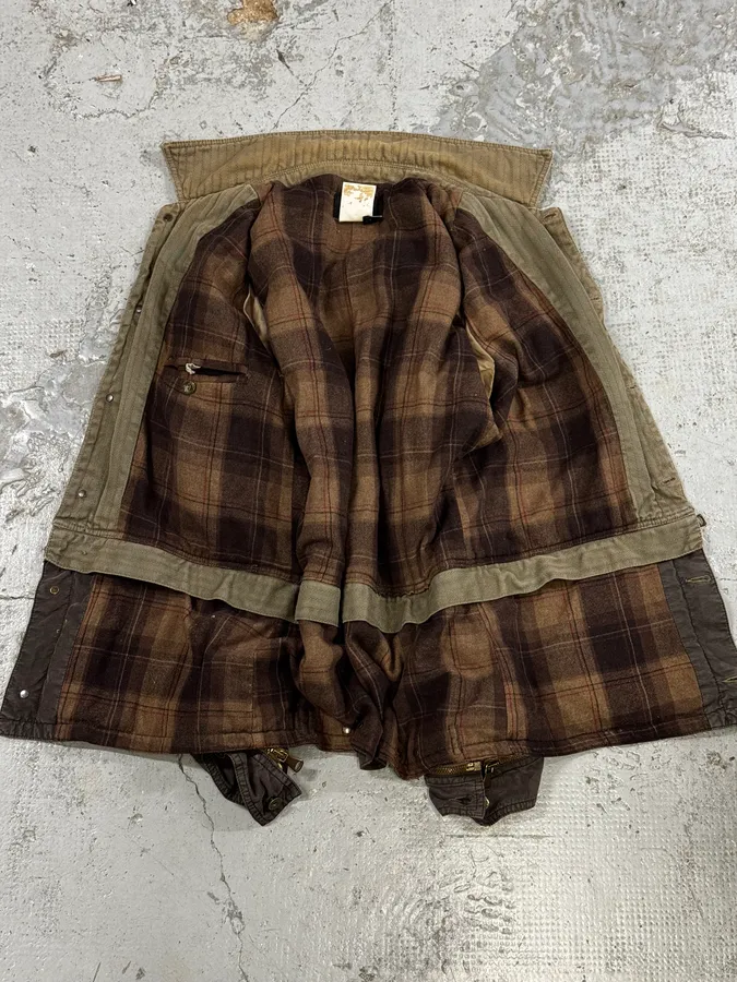 AW2003 Dolce & Gabbana Khaki Military Cargo Removable Jacket - Image 9