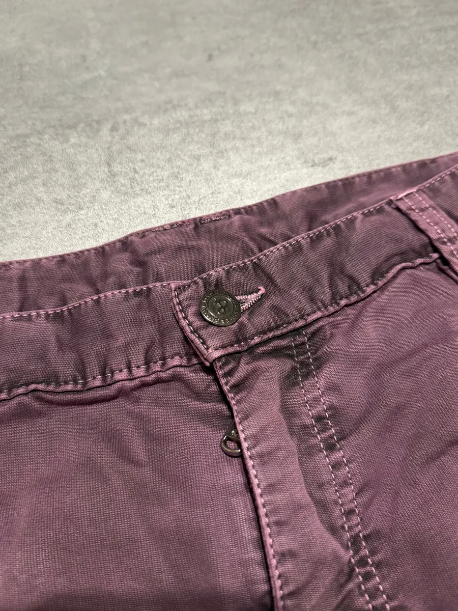 AW2003 Dolce & Gabbana Purple Bondage Relaxed Spectrum Pants - Image 12
