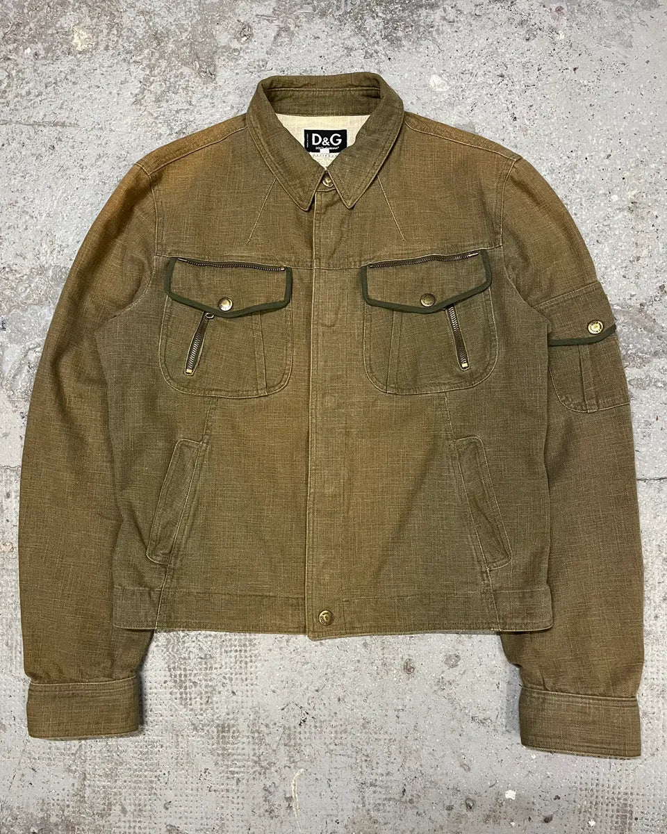 AW2003 Dolce & Gabbana Red Label Urban Faded Jacket