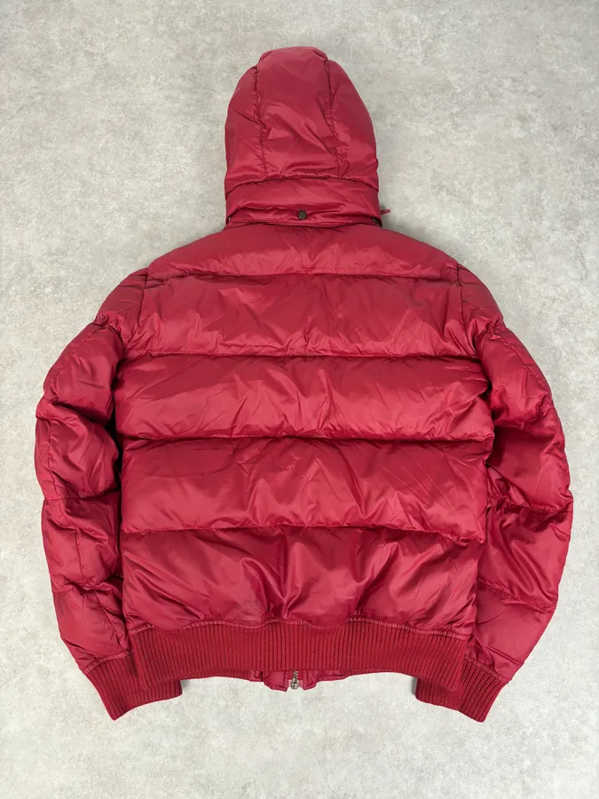 AW2003 Dolce & Gabbana Red Puffer Hooded Jacket - Image 5