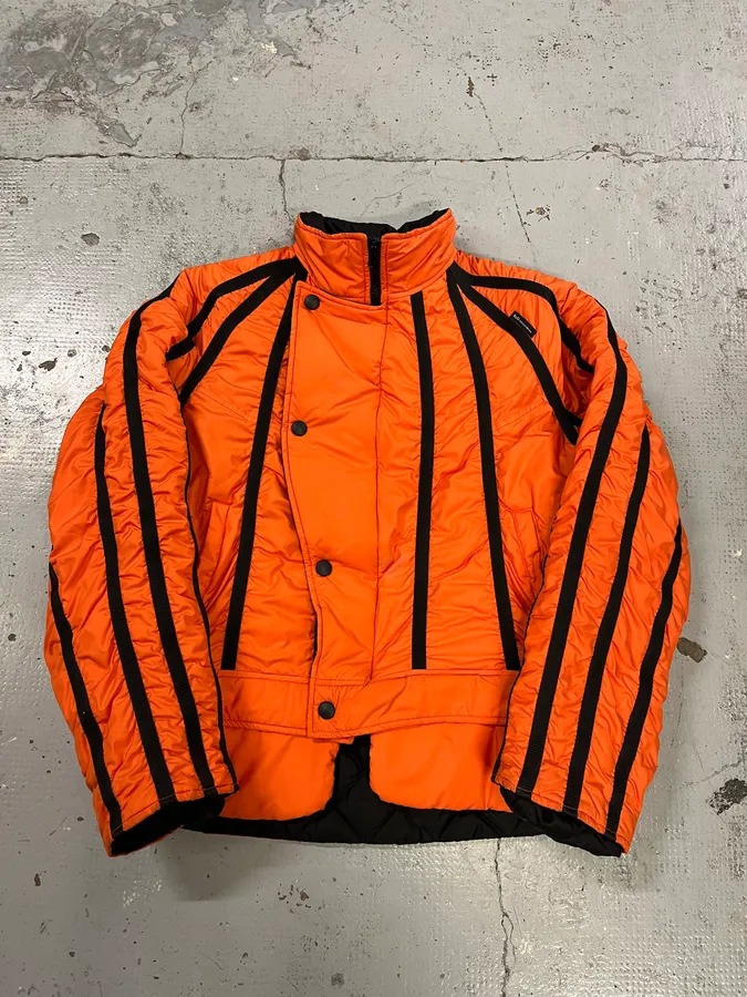 AW2003 Dolce & Gabbana Spatial Tactical Orange Puffer Jacket