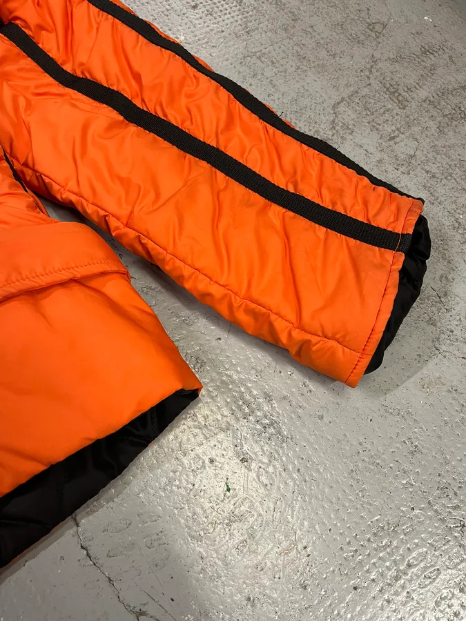 AW2003 Dolce & Gabbana Spatial Tactical Orange Puffer Jacket - Image 7