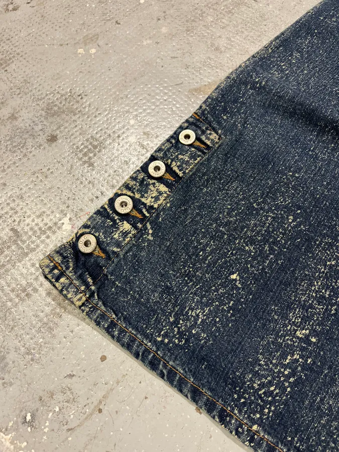 AW2003 Dolce & Gabbana Star Blue Multi Pockets Denim Jeans - Image 8