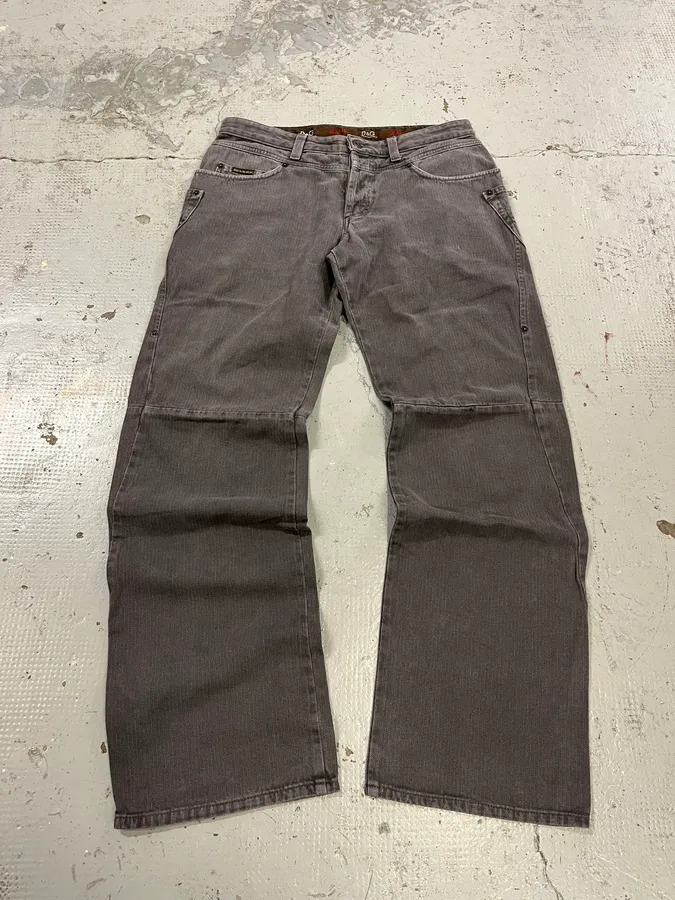 AW2003 Dolce & Gabbana Worker Grey Pants - Image 5