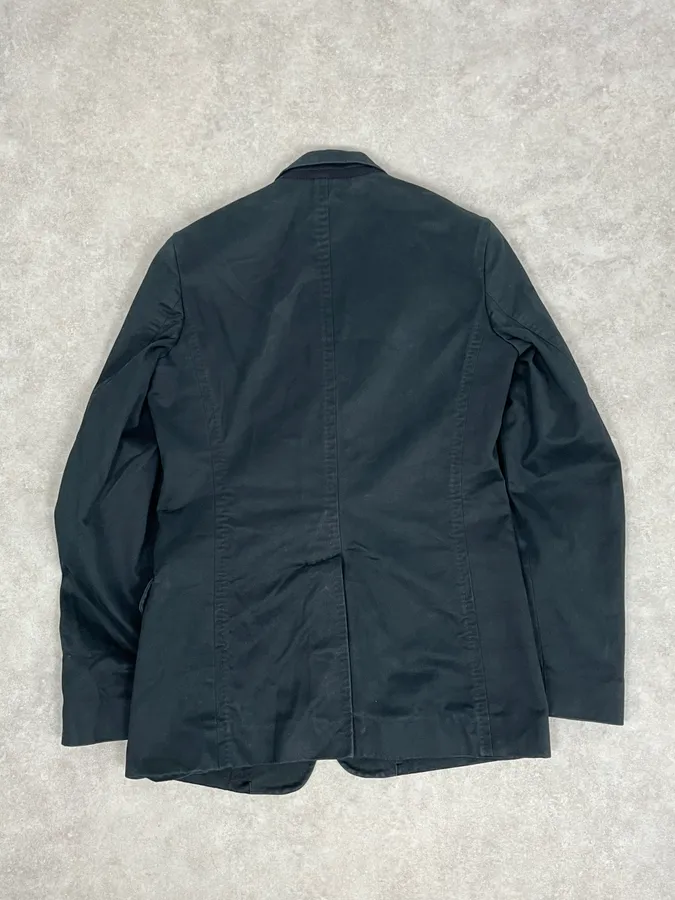 AW2003 Dsquared2 Black Denim Pocket Blazer Jacket - Image 7