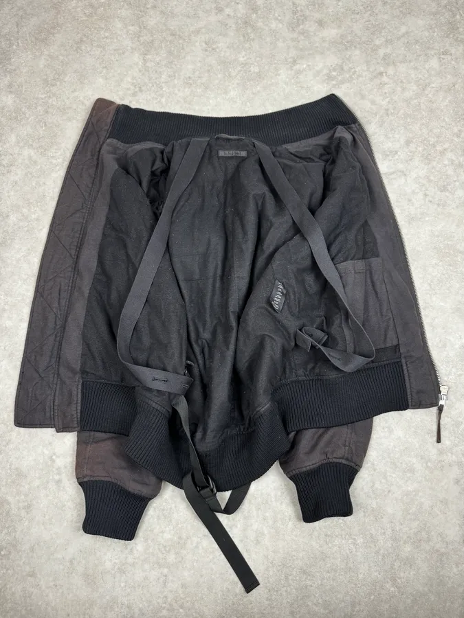 AW2003 Helmut Lang Re-Issued Fadded Strapped Bomber Jacket - Image 7