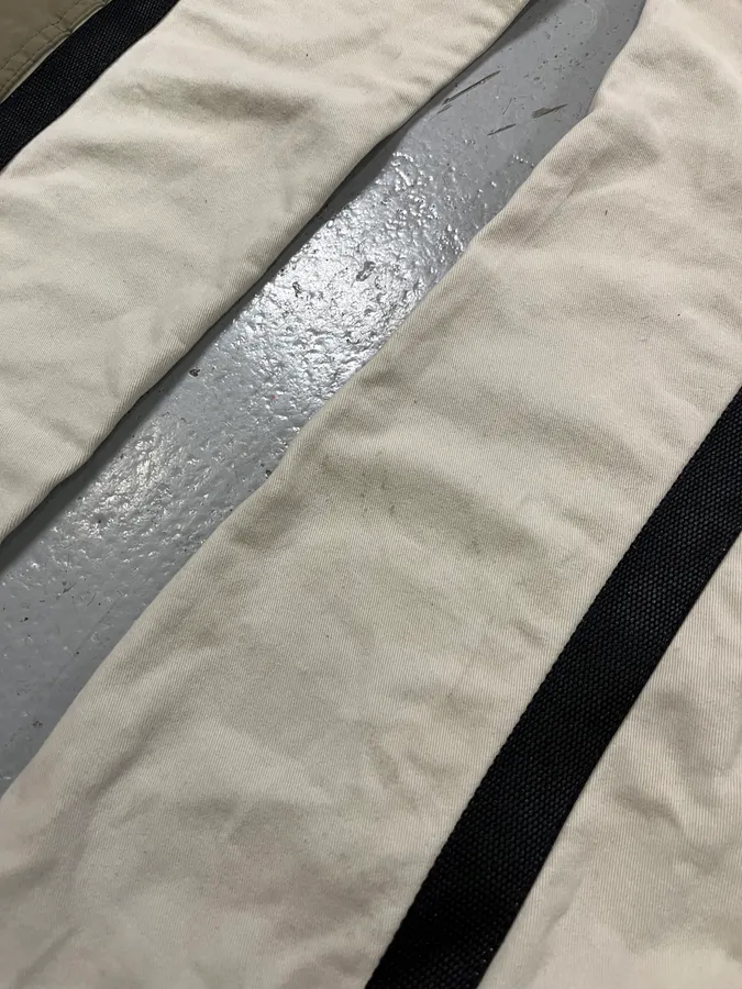 AW2003 Jean Paul Gaultier Bondage Beige Cargo Parachute Pants - Image 14