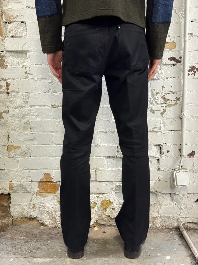AW2003 Yves Saint Laurent Black Classy Chinos Pants - Image 5