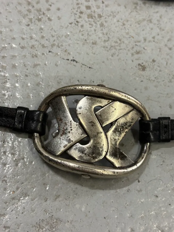 AW2003 Yves Saint Laurent Silver Buckle Bracelet - Image 3