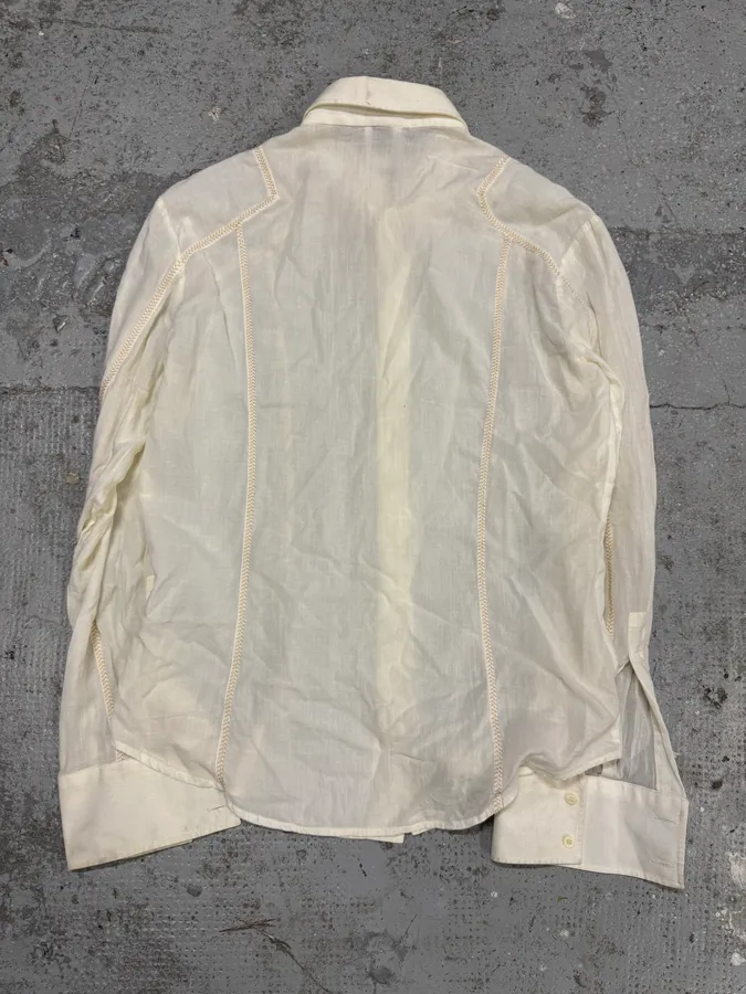 AW2004 Cavalli Cozy White Shirt - Image 5