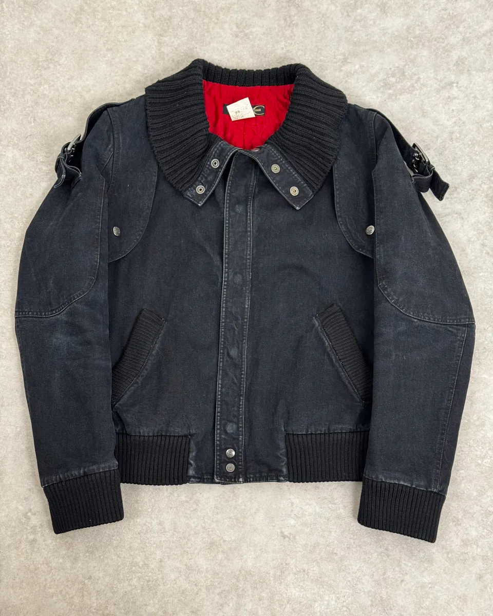 AW2004 Cavalli Dark Navy Astro Bomber Jacket