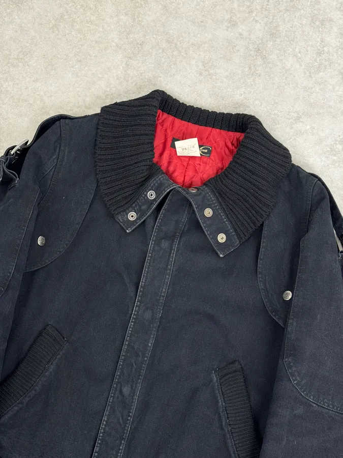 AW2004 Cavalli Dark Navy Astro Bomber Jacket - Image 5