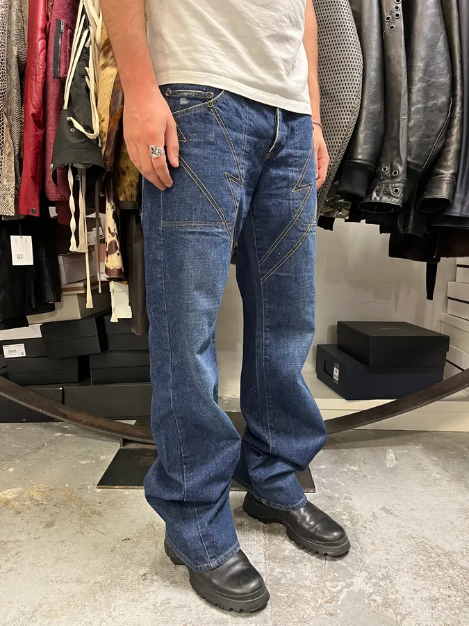 AW2004 Cavalli Flash Blue Denim Jeans - Image 4