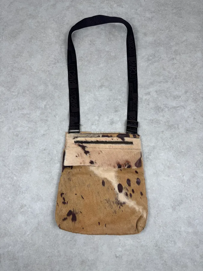 AW2004 Cavalli Pony Hair Leather Shoulder Bag