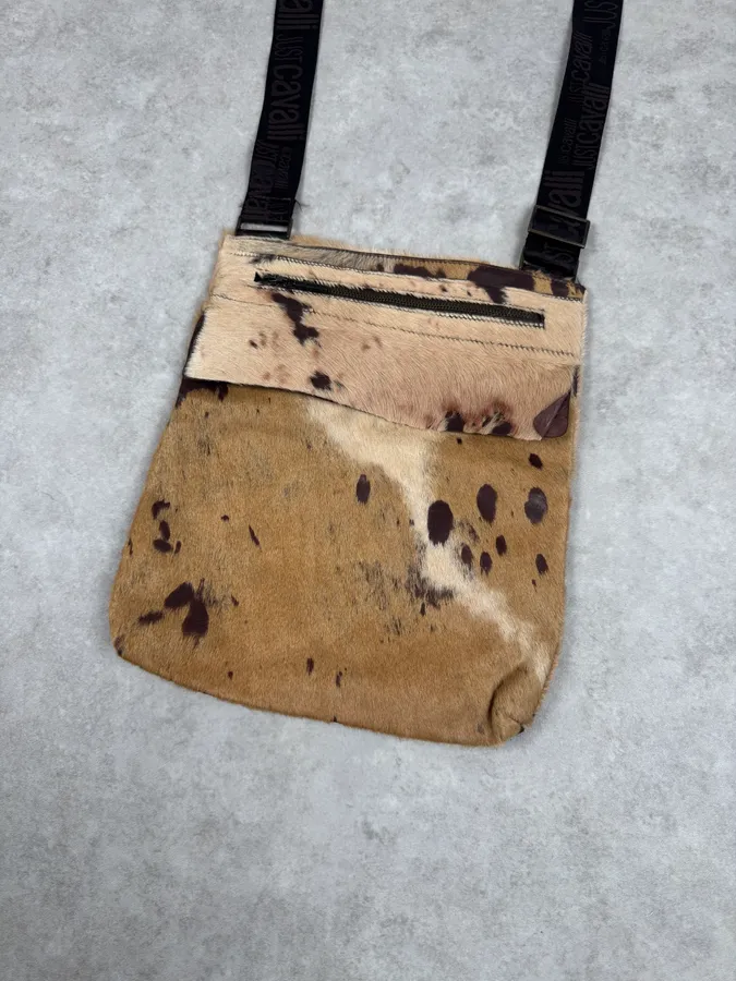 AW2004 Cavalli Pony Hair Leather Shoulder Bag - Image 4