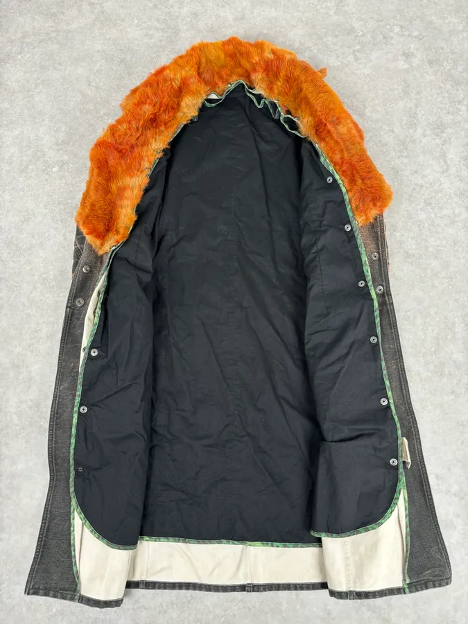 AW2004 Cavalli Sunset Long Fur Collar Jacket - Image 7