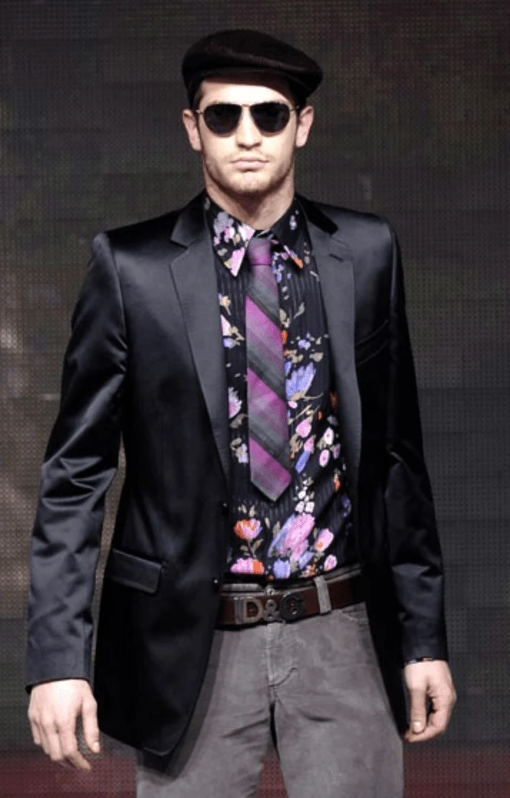 AW2004 Dolce & Gabbana Black Premium Leather Cap - Image 2