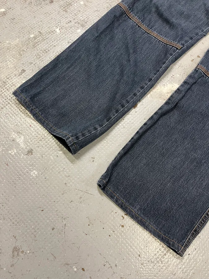AW2004 Dolce & Gabbana Blue Denim Biker Jeans - Image 7