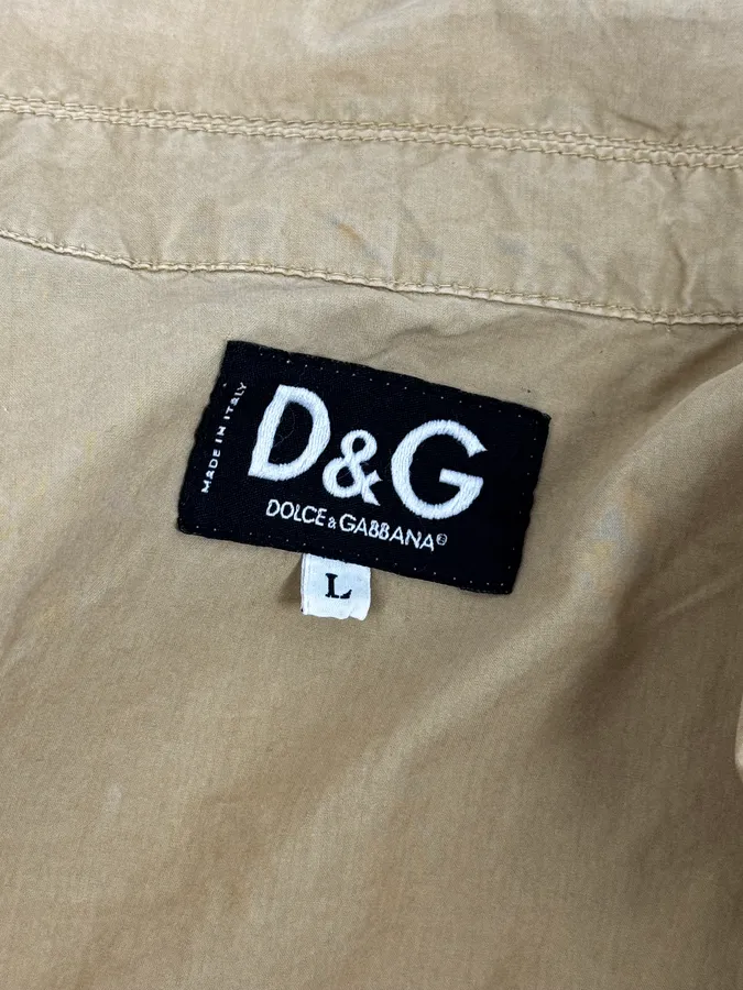 AW2004 Dolce & Gabbana Light Beige Military Utility Jacket - Image 14