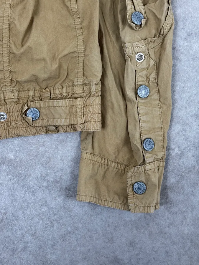 AW2004 Dolce & Gabbana Light Beige Military Utility Jacket - Image 9