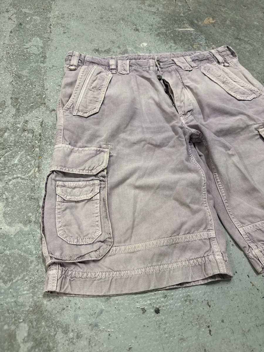 AW2004 Dolce & Gabbana Multi Pockets Lila Cargo Shorts - Image 7