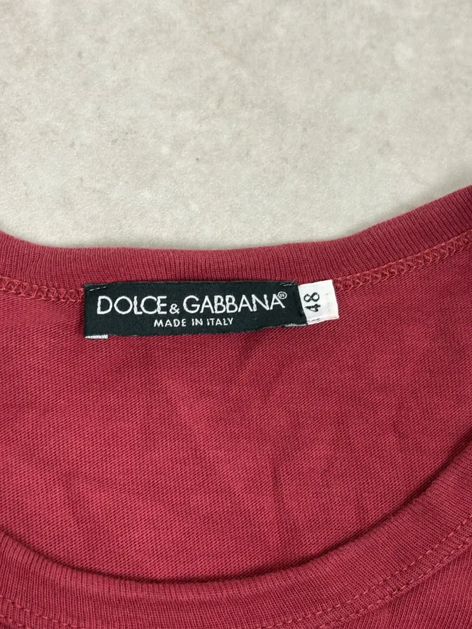 AW2004 Dolce & Gabbana Red White Tiger T-Shirt - Image 10