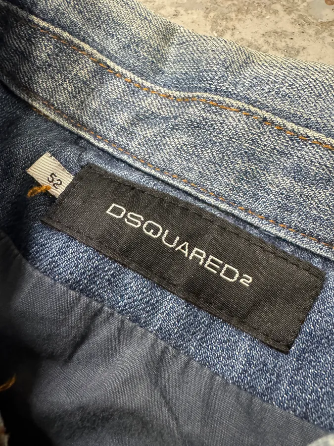 AW2004 Dsquared2 Twin Moutain Range Denim Jacket - Image 7