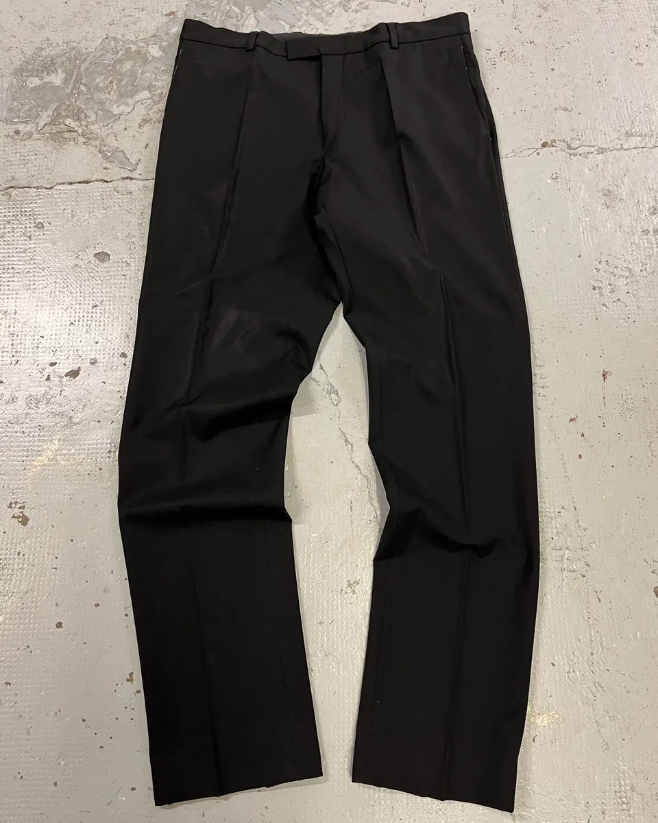 AW2004 Givenchy Black Classy Tailored Pants