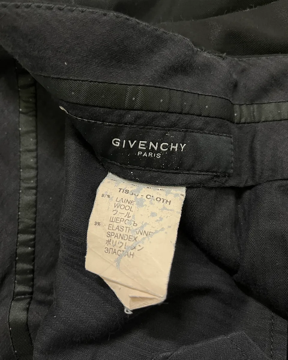 AW2004 Givenchy Black Classy Tailored Pants - Image 11