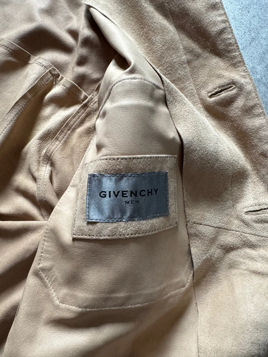 AW2004 Givenchy Camel Leather Shirt - Image 9