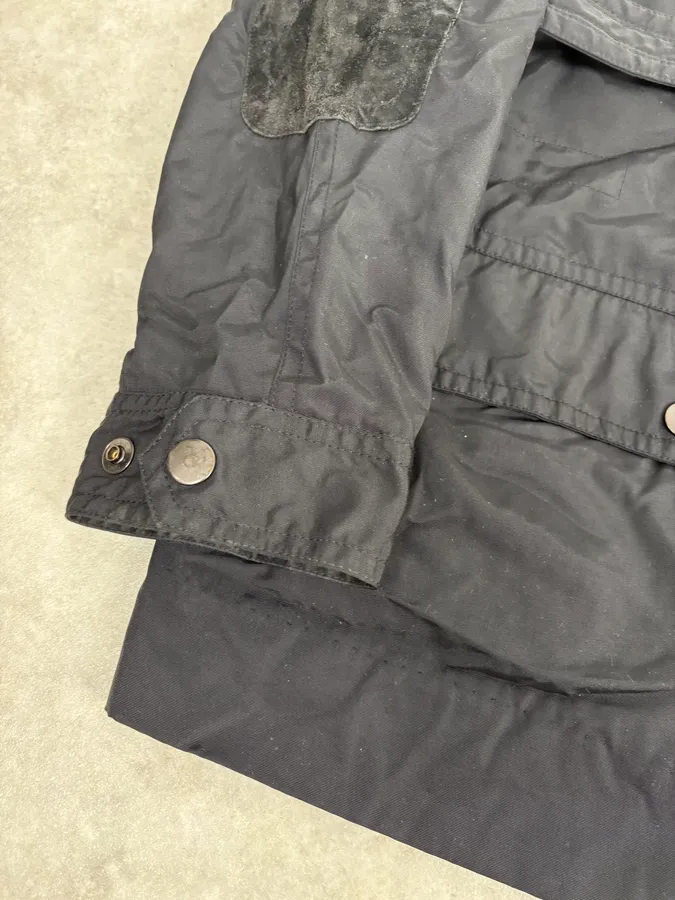 AW2004 Gucci Suede Leather Hybrid Black Parka Jacket by Tom Ford - Image 8