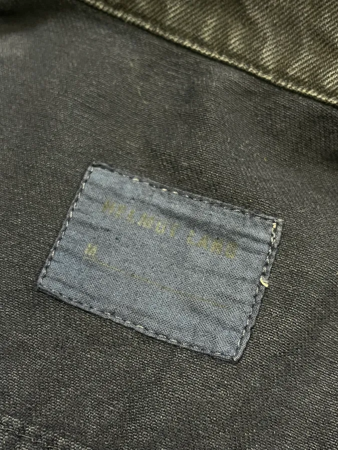AW2004 Helmut Lang Black Light Trucker Jacket - Image 11