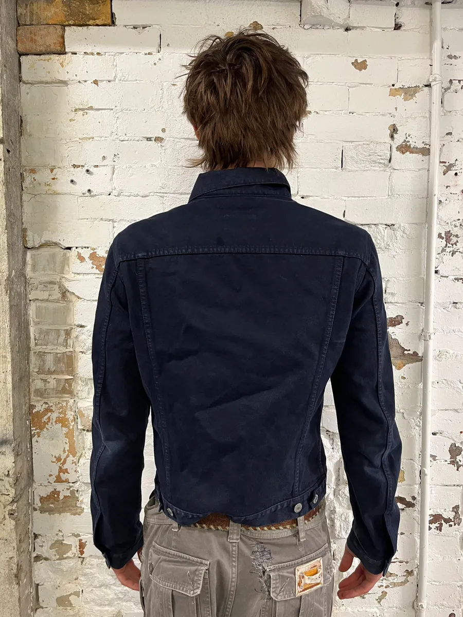 AW2004 Helmut Lang Black Light Trucker Jacket - Image 3