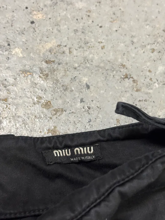 AW2004 Miu Miu Black Cozy Pants - Image 8