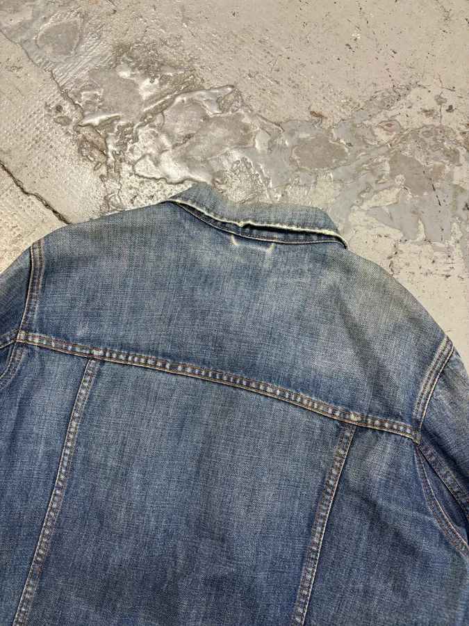 AW2004 Prada Light Blue Denim Cargo Pocket Jacket - Image 7