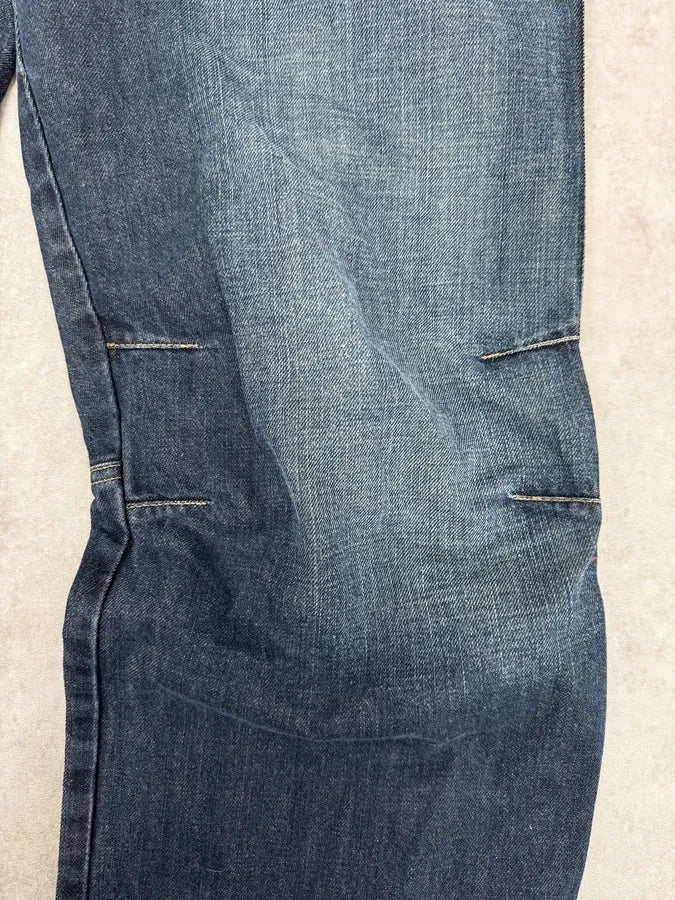 AW2005 Armani Blue Faded Cargo Denim - Image 10