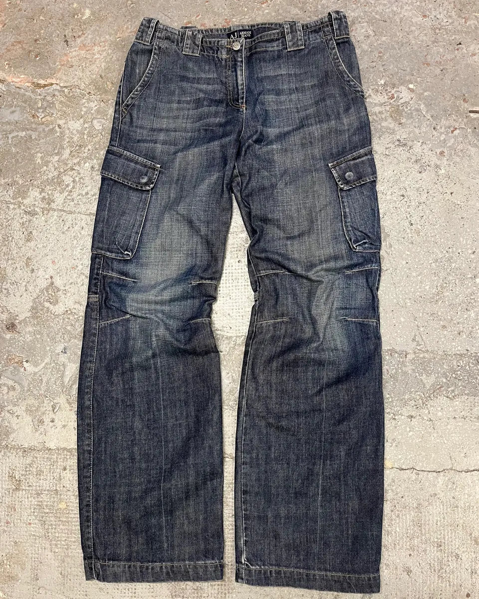 AW2005 Armani Cargo Denim Jeans - Image 2