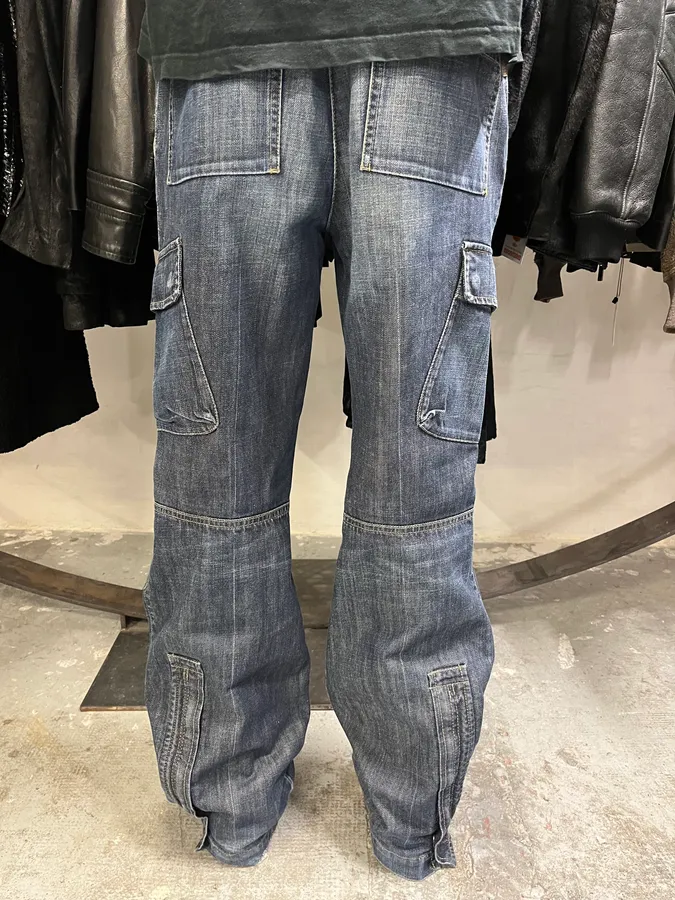 AW2005 Armani Cargo Denim Jeans - Image 4