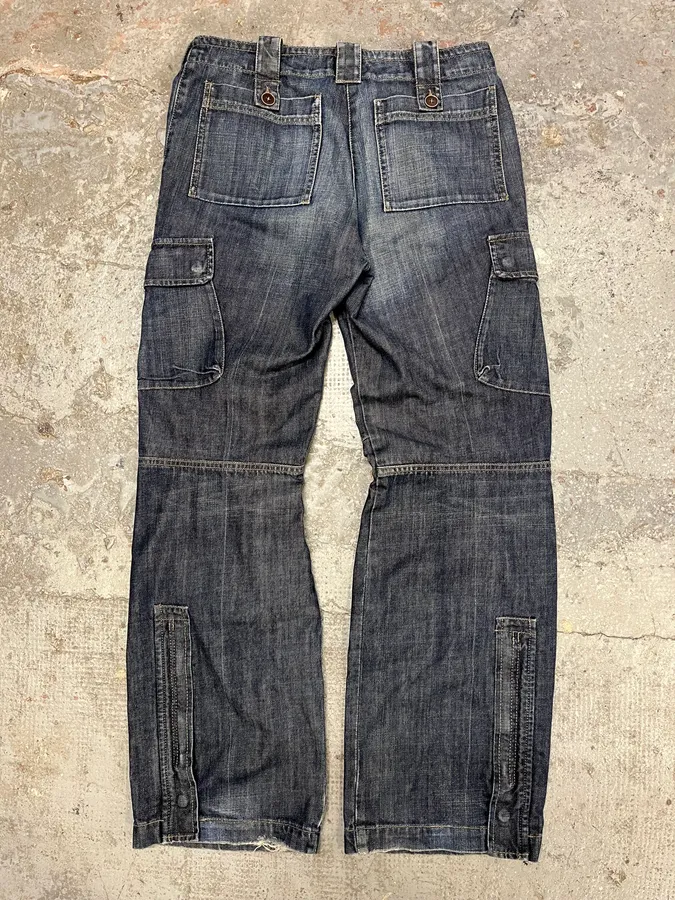 AW2005 Armani Cargo Denim Jeans - Image 7