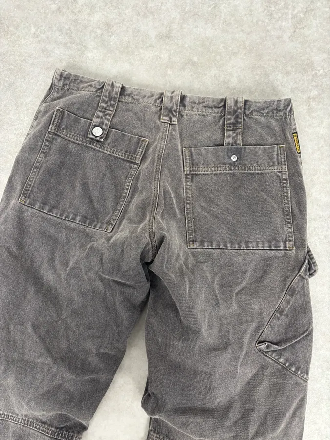 AW2005 Armani Grey Utility Cargo Pants - Image 7